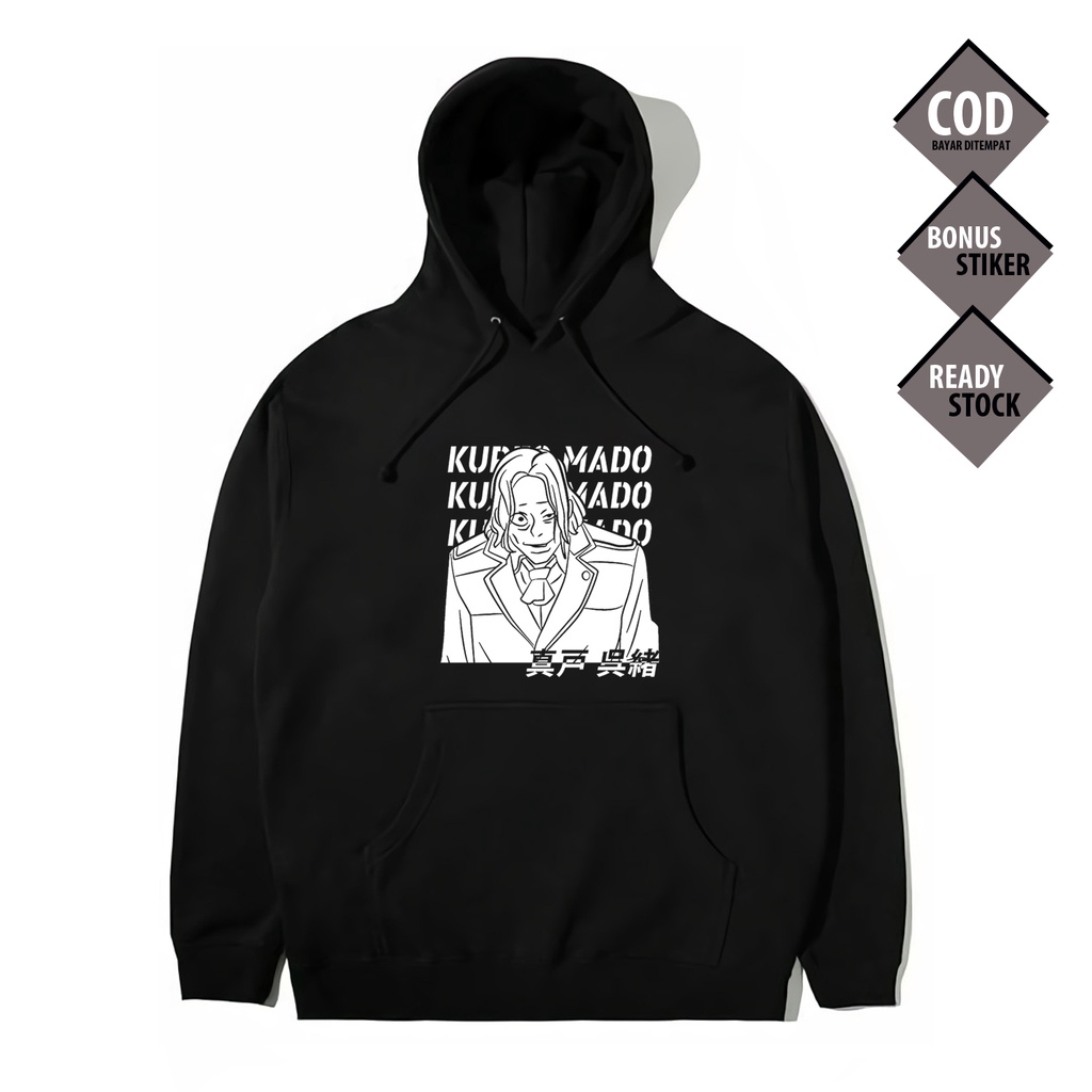 HOODIE ANIME MANGA KUREO MADO TOKYO GHOUL AKIRA SASUKA BAJU JEPANG COSPLAY JAPAN CULTURE TORU KEN KA