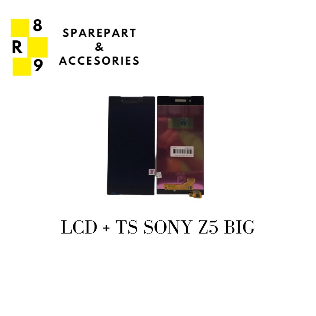 LCD + TS FULLSET SONY Z5 BIG GLASS HITAM / PUTIH