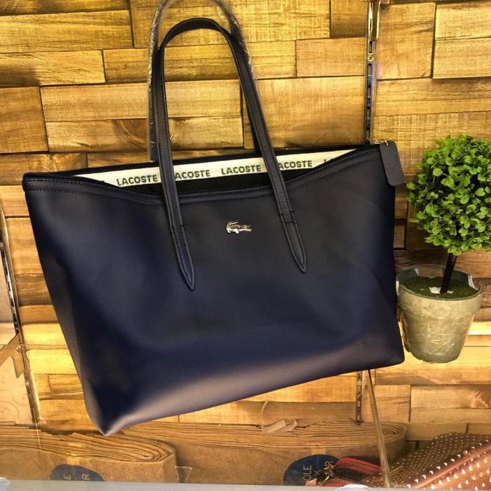 TAS WANITA TOTE BAG LACOSTE IMPORT SEMIPREMIUM UJURAN BESAR