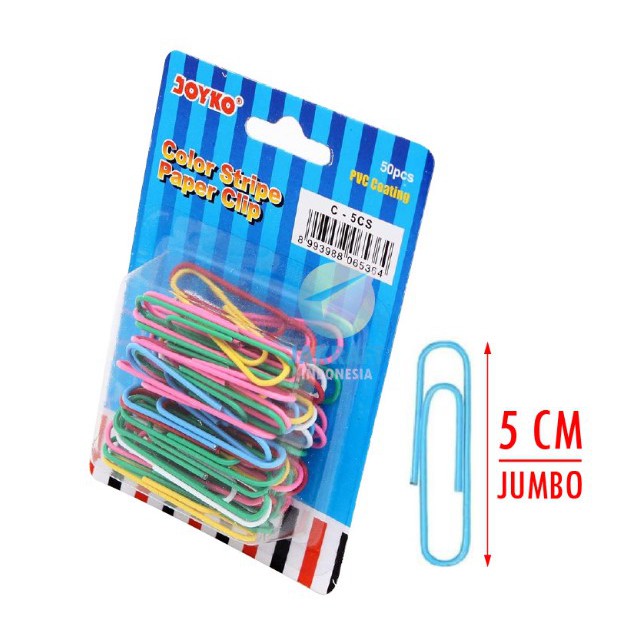 

PAPER CLIP C-5CS (JUMBO COLOR)