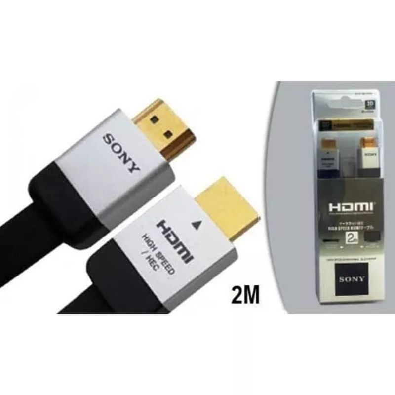 Kabel HDMI SONY 2M Gold HDMI TO HDMI PS3 PS4 PS5 SWITCH XBOX PC TV 4K