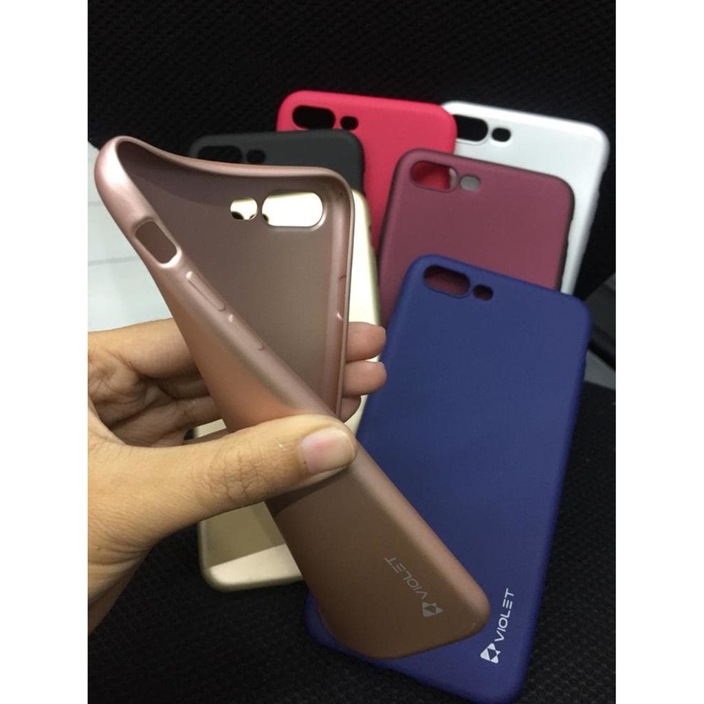 Violet Case Silicone Softcase TPU Slim Asus Zenfone 3 Max - Casing ASUS