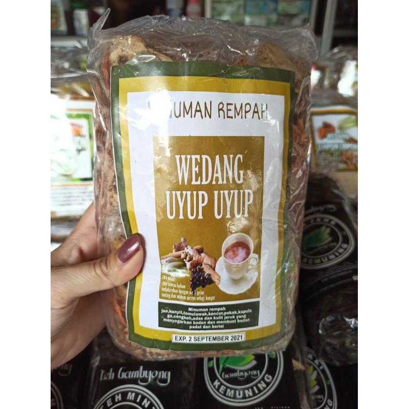 

minuman rempah wedang uyup uyup isi 10 pak plus gula batu