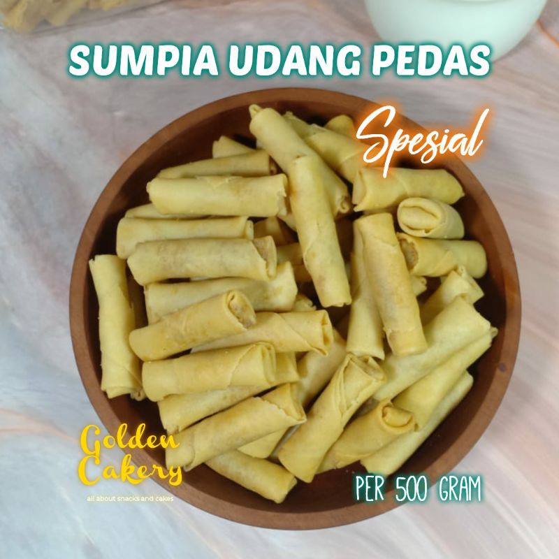 

SUMPIA Udang PEDAS | Lumpia Kering | Chili Spring Roll – 500 gr