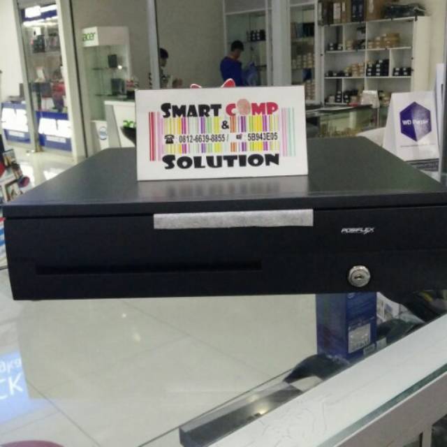 Cash drawer / laci uang Posiflex CR 4000 (RJ11)