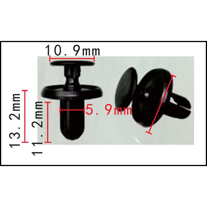 Kancing Klip Bemper Headlamp Mobil Mitsubishi Mirage Mr288150 ( Sflf ) Terlaris