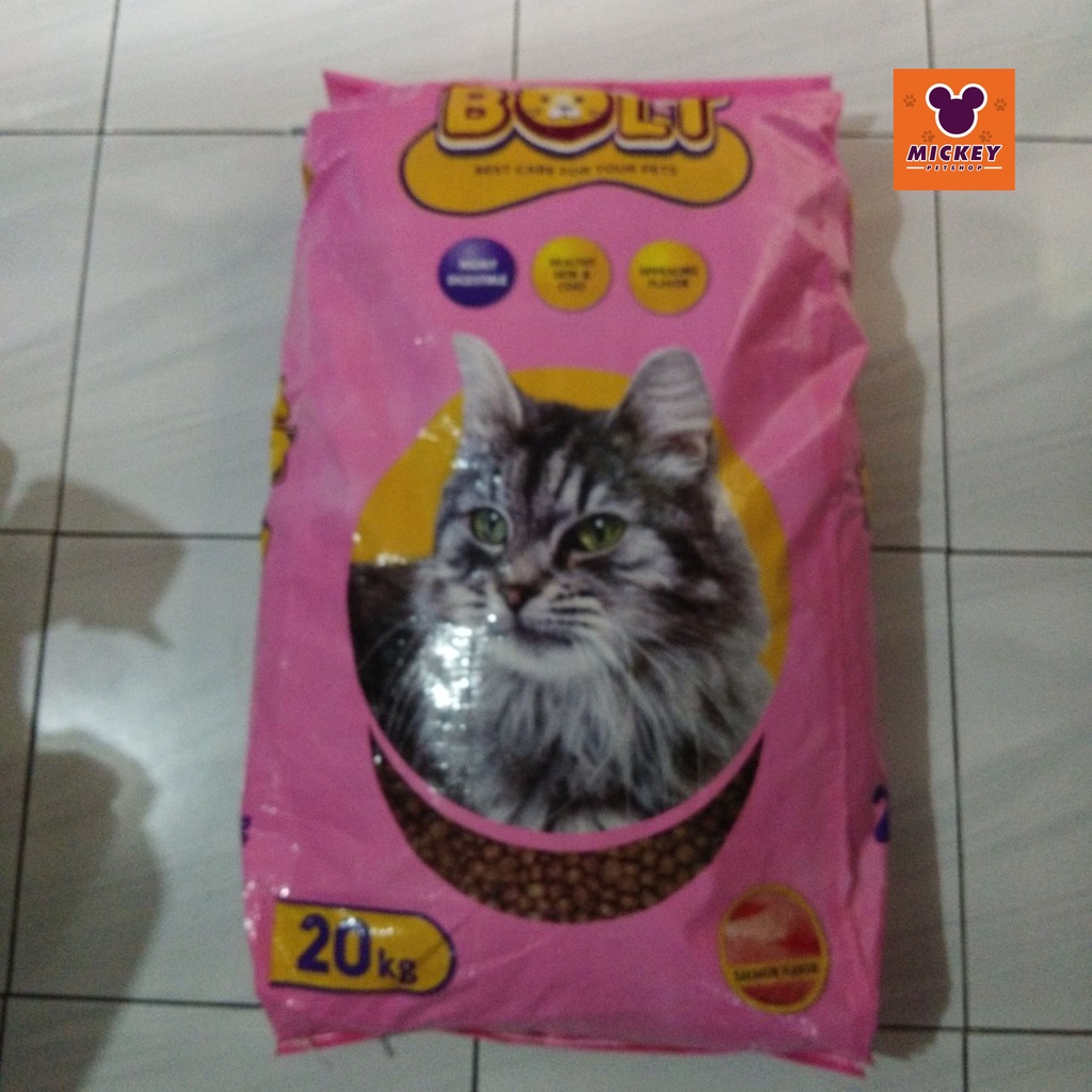 makanan kucing Bolt Salmon 20kg