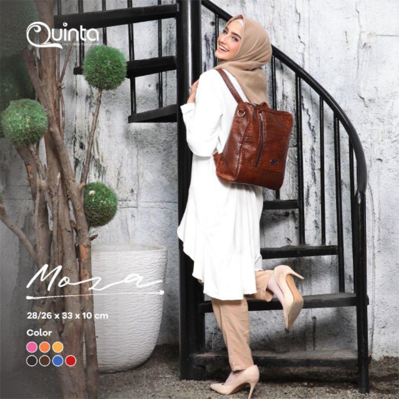 Tas Moza Quinta, Tas multifungsi, Tas kerja, Tas Wanita, Tas Ransel
