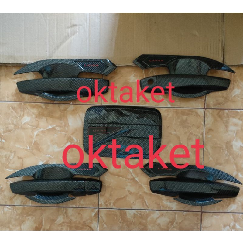 paket outer handle tank cover all new Livina 2019-2022 full carbon