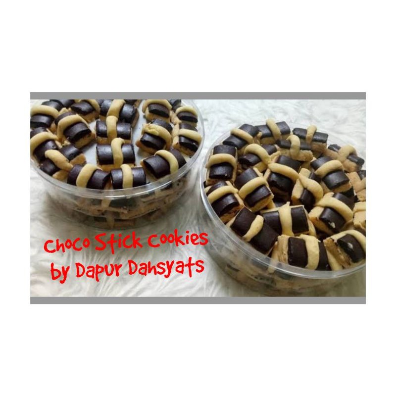 

chocolate stick cookies kue stik cokelat kuker coklat stik 500gr
