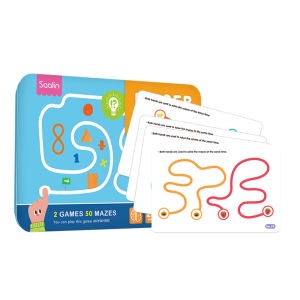 Saalin Finger Maze / Mainan Untuk Melatih Otak Kiri dan Kanan