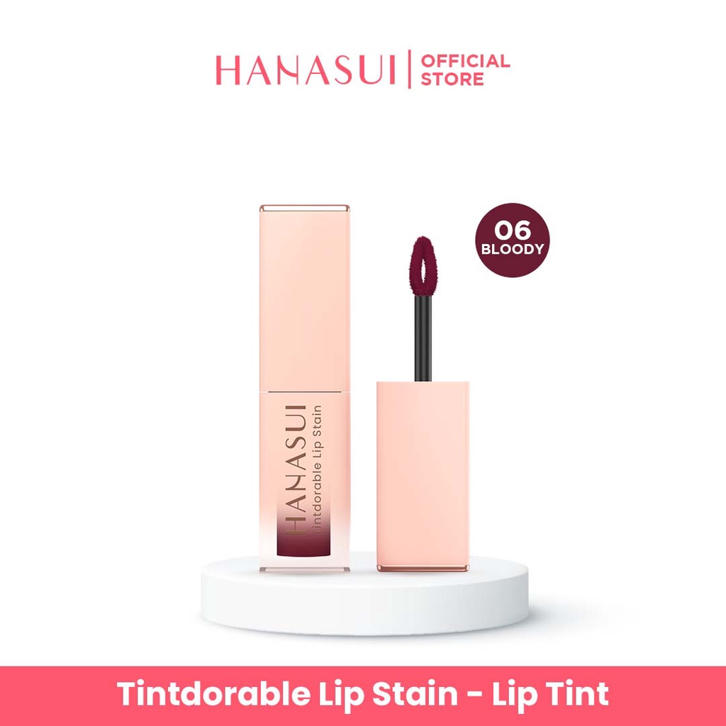 Hanasui Tintdorable Lip Stain - Lip Tint-06 - Bloody