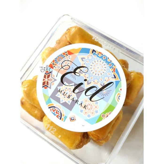 

(Sif038)Stiker Bulat Toples Kue Kering Tema Lebaran [Isi 32 Stiker] Hot!!!R33E