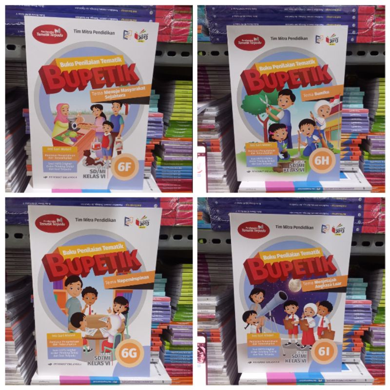 PROMO Buku Bupetik 6F 6G 6H 6I Revisi Erlangga
