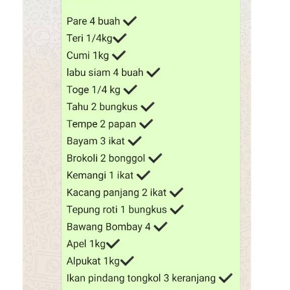 

Jastip ke pasar by Oris 28/4