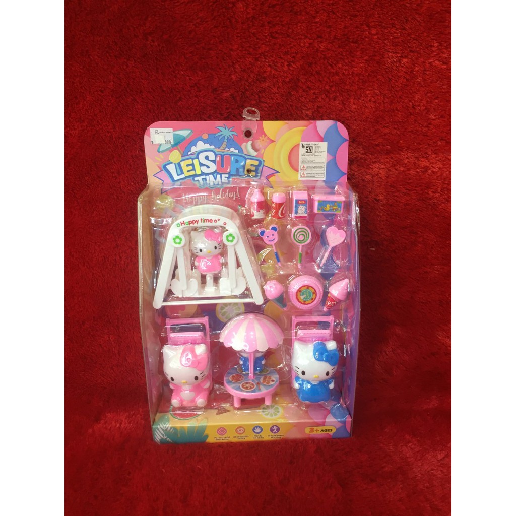 mainan anak perempuan komedi puter hello kitty
