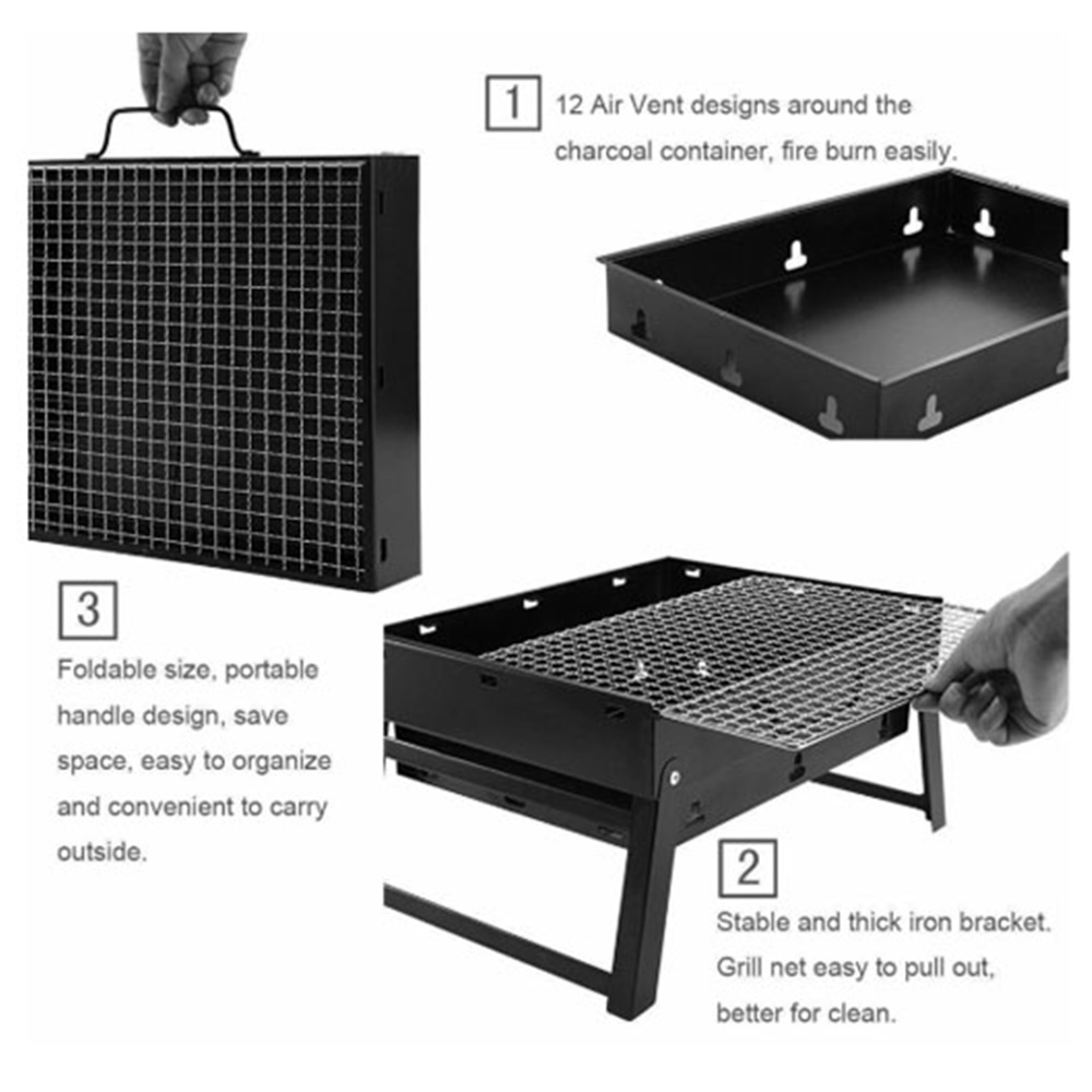 Pemanggang Portable GSF Multi Square Grill G-2835