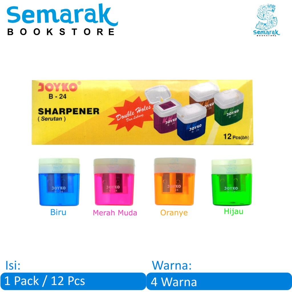 

Joyko B - 24 Serutan / Rautan Pensil [12 Pcs]