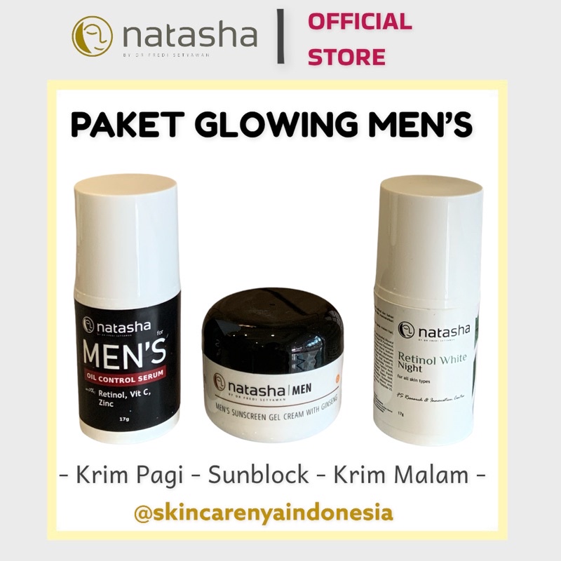NATASHA SKINCARE Paket glowing Men’s