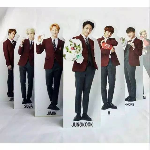 Standee paper BTS versi 4