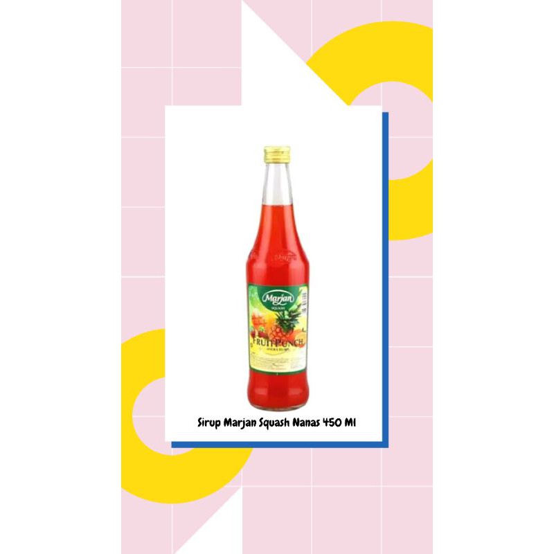 

Sirup Marjan Squash Nanas 450 ml Termjrah