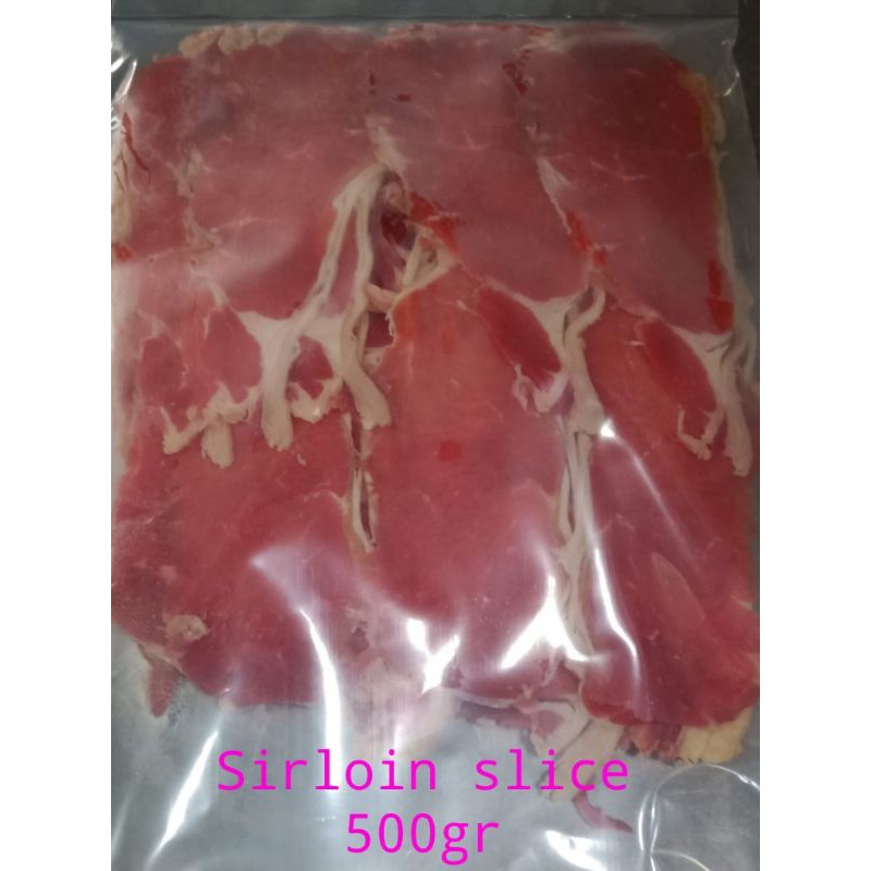 

sirloin slice 500gr