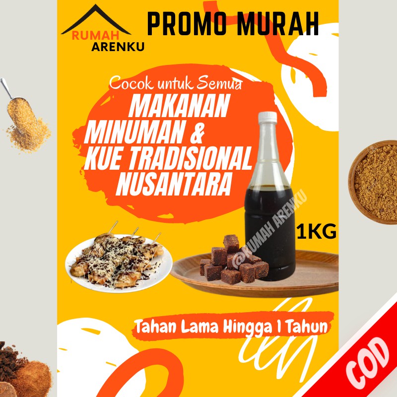 

GULA AREN CAIR 1KG ASLI GULA MERAH CAIR BOBA BROWN SUGAR CAIR SYRUP PALM SUGAR ORGANIK PALEM 1KG A2