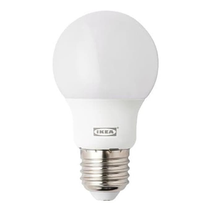 Ikea Ryet Bohlam Bola Lampu Led E27 400 Lumen Cahaya Kuning Shopee Indonesia