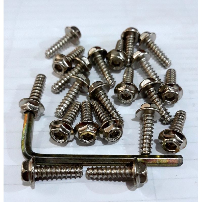 Baut probolt Baut probol Baut cacing 2 kunci skrup body bodi variasi terlaris termurah 270
