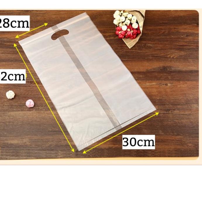 

Bagus Dipakai DY PACK Plastik Tenteng Pizza/Bento box / dus cake besar 25pcs...
