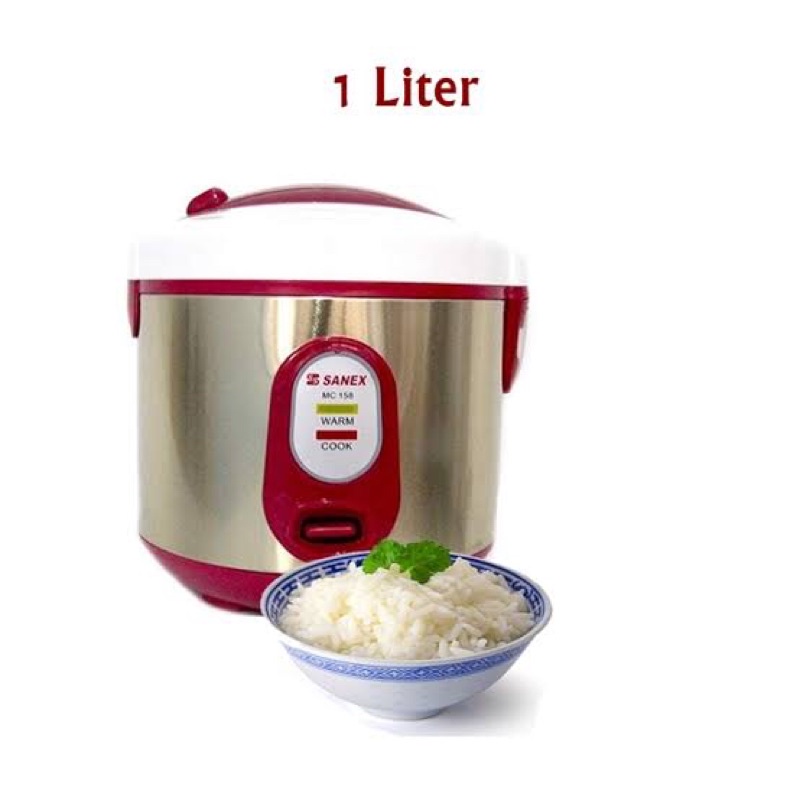 SANEX RICE COOKER MAGIC COM 1L MC158 MC 158 MC-158 STAINLESS MURAH