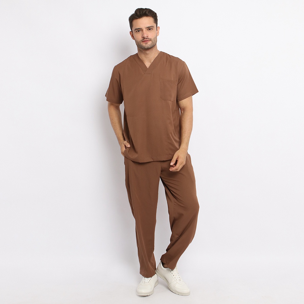 Baju Jaga VSS Scrubs on Call Stretchy Lengan Pendek