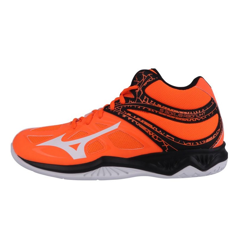 SEPATU MIZUNO THUNDER BLADE 2 MID ORANGE ORIGINAL