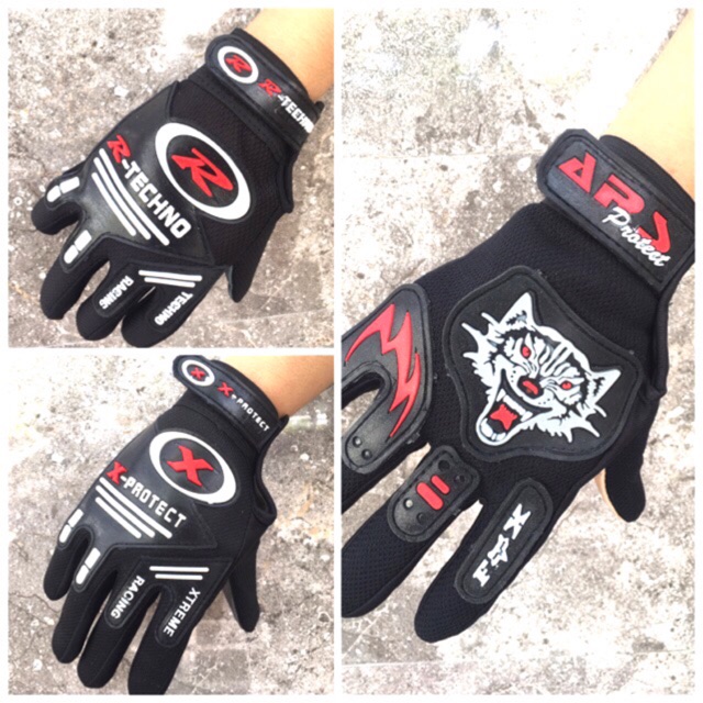 SARUNG TANGAN MOTOR/ SARUNG TANGAN SEPEDA / GLOVE biker racing full panjang