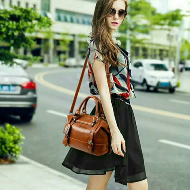 Tas Kulit Asli Wanita Slingbag Bahu Selempang Perempuan Fashion Cewek Original Aurora Shoulder Bag