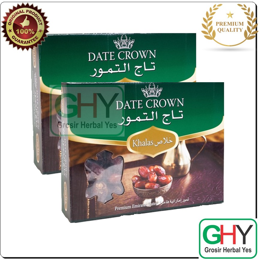 

Kurma Dates Crown Premium Khalas 1kg | Date Crown