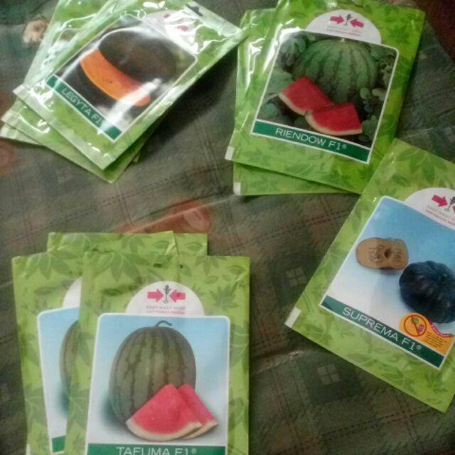 Benih Labu Kuning Peringgi Suprema F1 Isi 95 Biji -cap Panah Merah