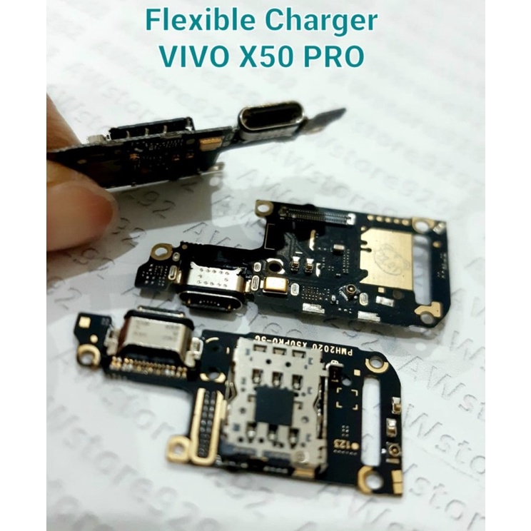 Fleksibel Flexibel Flexible Papan PCB Con Cas Con TC Konektor Charger Vivo X50 Pro 5G