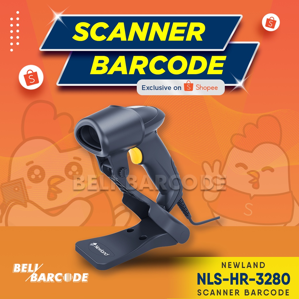 BARCODE SCANNER IMAGER 2D NEWLAND HR3280 // SCANNER BARCODE NEWLAND HR3280 2D USB