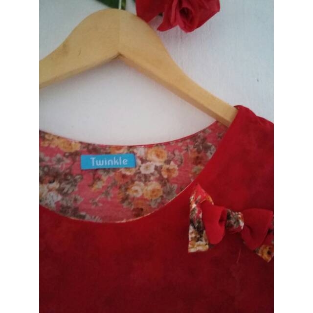 PRELOVED Blouse Merah / Maroon