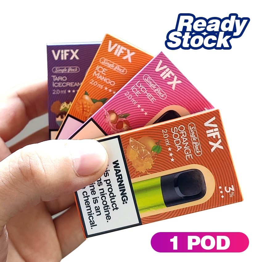 ViFX Pod Compatible RELX Infinity &amp; Essential &amp; Phantom - All Flavours∣1 Pack Isi 1 Pod