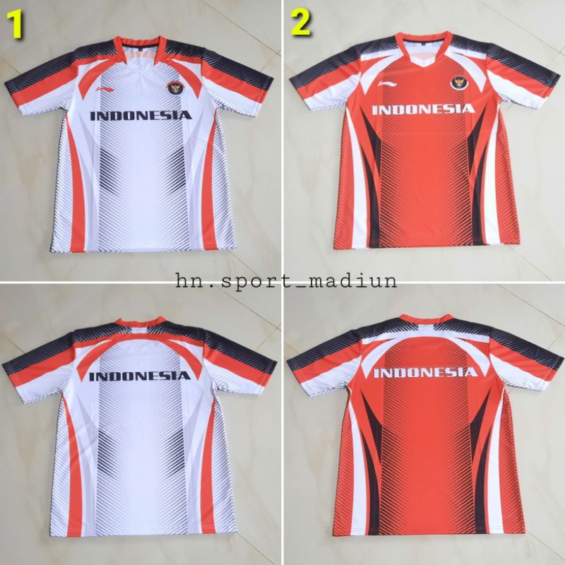 Kaos Fullprinting badminton Timnas