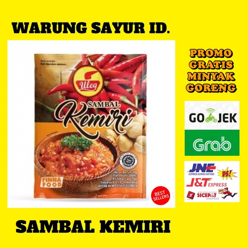 

SAMBAL KEMIRI ULEG/SAMBAL KEMIRI/SAMBEL DEPOK