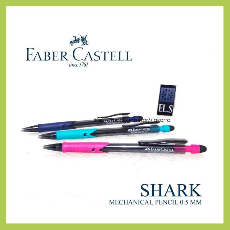 

FABER CASTELL SHARK MECHANICAL PENCIL 05 (PENSIL MEKANIK)