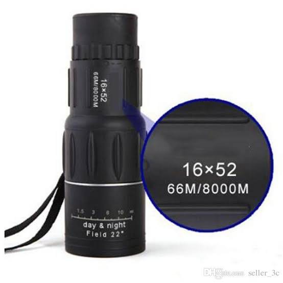 Teleskop Lens Bushnell Monocular - Focus and Zoom 16 x 52 Authesia  - Day Night Mode