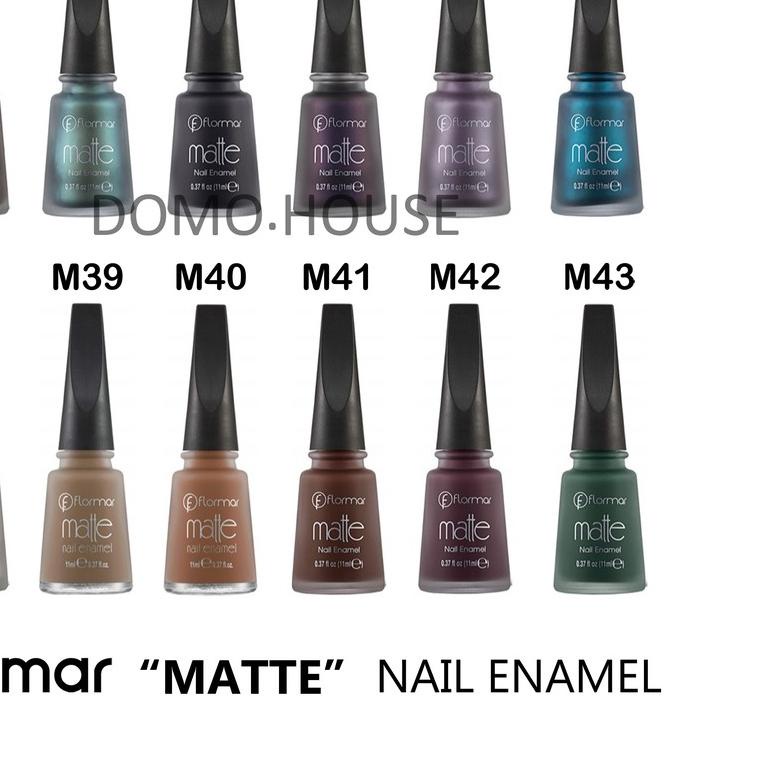 ➧ FLORMAR MATTE NAIL ENAMEL / KUTEK FLORMAR NAIL POLISH ✪