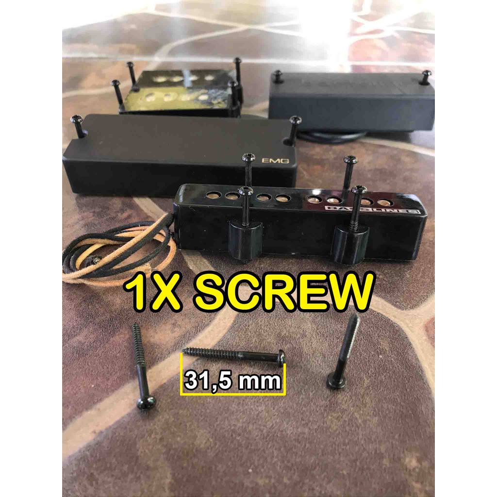 Baut Pickup Tancap Body Bass Guitar Precision Jazz Screw Pickups EMG 7 string 8 Gitar humbucker