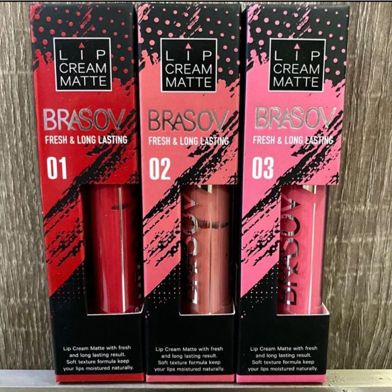 Brasov Lipcream ( Lip Cream ) Matte BPOM