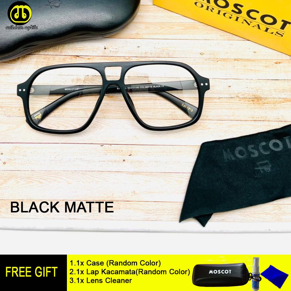 BEST SELLER PAKET KACAMATA(FRAME+LENSA) MOSCOT BJORN ANTI UV/BLUERAY/PHOTOCHROMIC/BLUECHROMIC