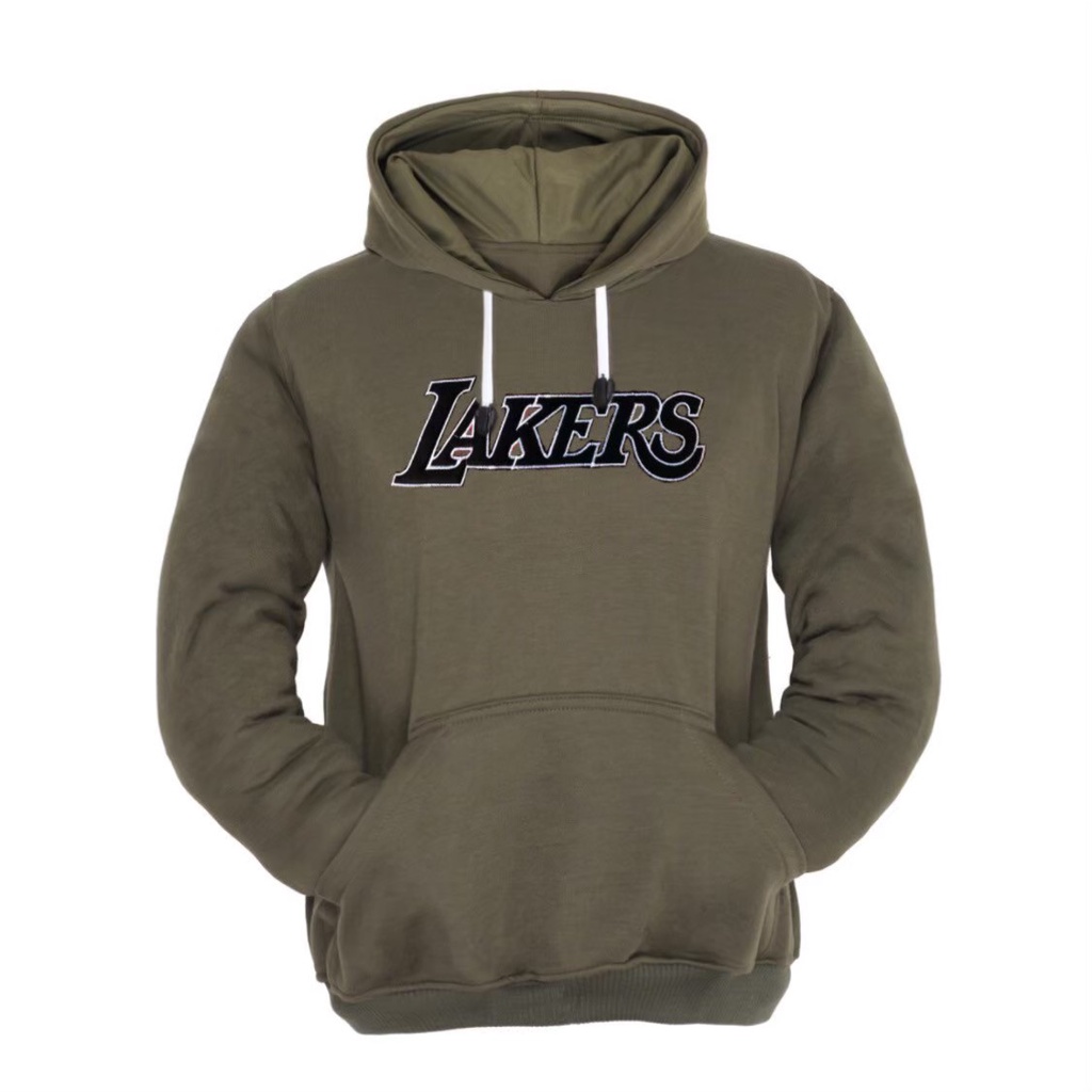 SWEATER HOODIE LAKERS LOGO BORDIR / HOODIE LAKERS PRIA / WANITA / HOODIE LAKERS ORIGINAL DISTRO/ HOO